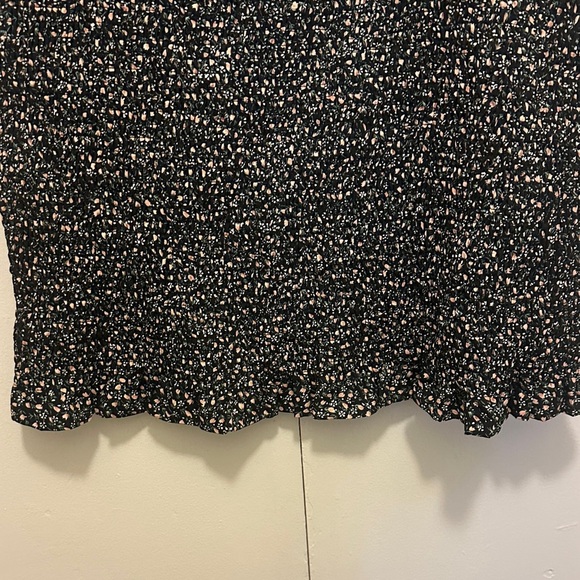 Zenobia Black and Pink Floral Mini Dress - Picture 4 of 7